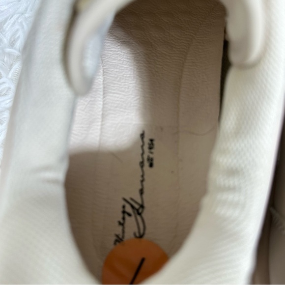 Vintage Havana Womens Sneakers 7 Blush Beige Sparkle Star Fashion Comfort Shoes - Picture 12 of 15